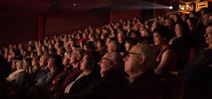 audience watching a show